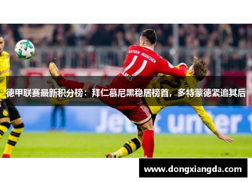德甲联赛最新积分榜：拜仁慕尼黑稳居榜首，多特蒙德紧追其后